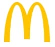 McDonalds golden arches logo in yellow