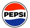 Pepsi logo featuring red, white, and blue circular design with Pepsi text